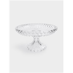 Блюдо, 22х12 см, на ножке, стекло Р, Saltaire