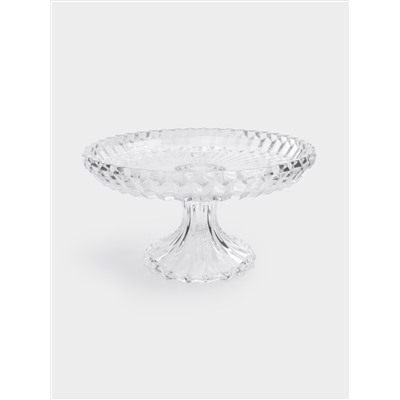 Блюдо, 22х12 см, на ножке, стекло Р, Saltaire