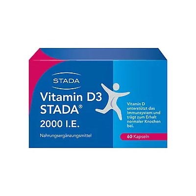 Vitamin D3 Stada 2000 I.E. Kapseln, 60 St