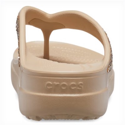 Women's Crocs Sloane Glitter Wedge Flip