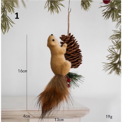 Украшения на елку с веревкой и без