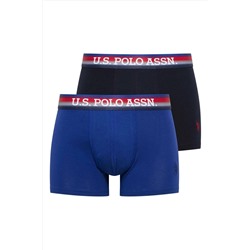 U.S. Polo Assn. U.s Polo Assn. 80475 Erkek 2'li Boxer-lacivert&sax