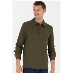 Erkek Haki Sweatshirt