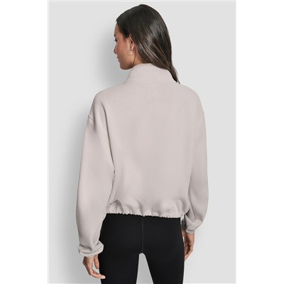 HALF ZIP LOGO PULLOVER