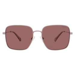 POLAROID Polarized Purple Square Ladies Sunglasses Item No. PLD 6194/S/X 08KJ/KL 56