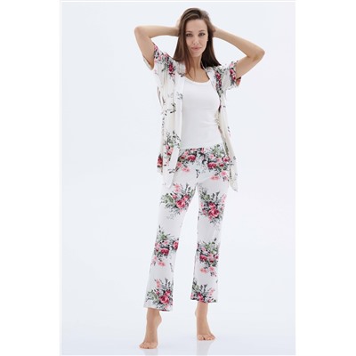 Пижама с халатом МИШЕЛЬ