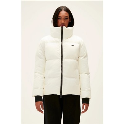 Bad Bear Assassin Puffer Off-white Beyaz Kapüşonlu Kadın Mont