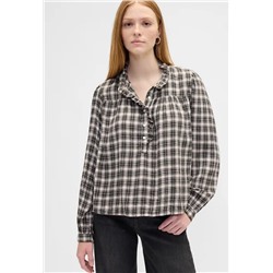 Oversized Ruffle Top