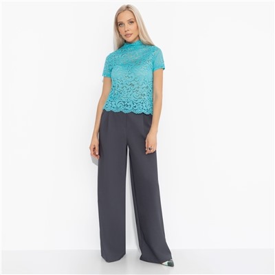 Водолазка из кружева, На что вы намекаете? (бирюзовая)