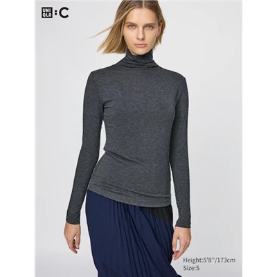 HEATTECH Extra Warm Cashmere Blend Turtleneck T-Shirt