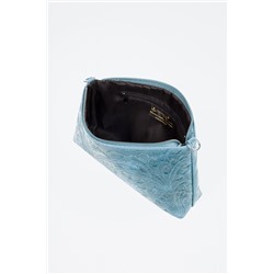 Bandolera de piel Martia Turquesa