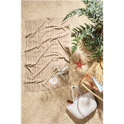 Özdilek Özdilek Sun Beige Sand Plaj Havlusu 90x150 cm