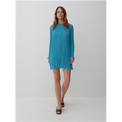 Midikleid Plisseestoff