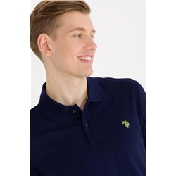 Erkek Lacivert Basic Polo Yaka Tişört
