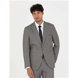 Kahverengi Ex. Slim Fit Takım Elbise