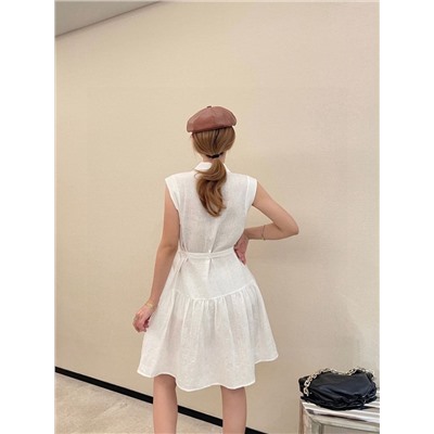 Элегантное льняное платье  ЛОР*А ПИАН*О