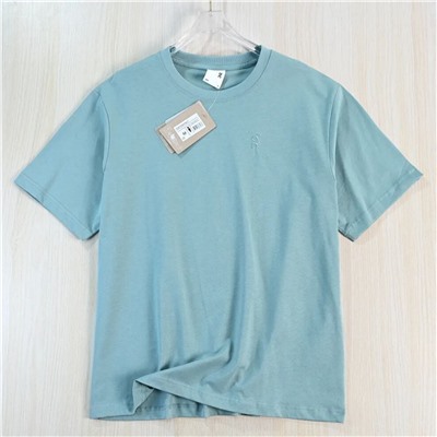 Мужская хлопковая футболка с вышивкой букв