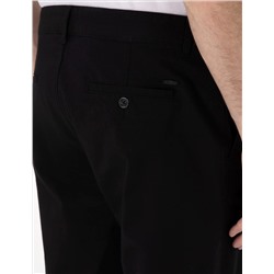 Siyah Regular Fit Basic Kanvas Pantolon