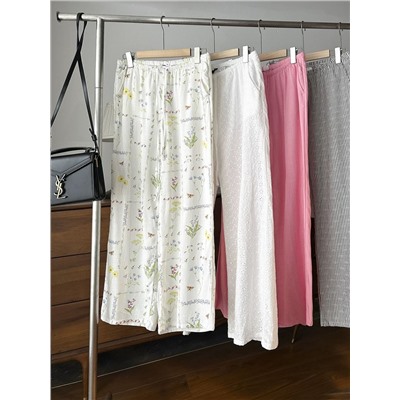 Лёгкие женские штаны из смесового льна Н*М