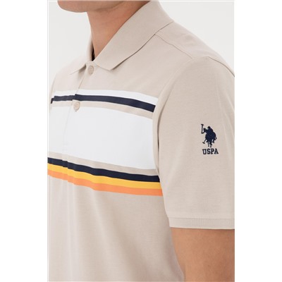 Erkek Regular Fit Polo Yaka Taş Tişört