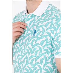 Erkek Mint Polo Yaka Tişört