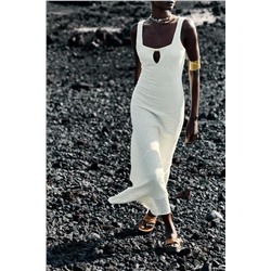CROCHET MIDI DRESS