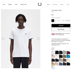 Мужская футболка Fre*d Perr*y