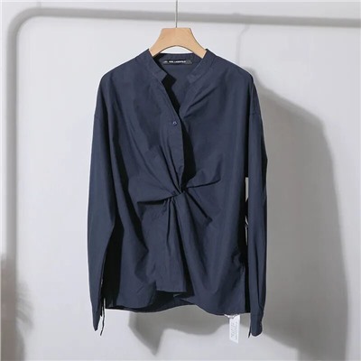 Рубашка женская из смесового хлопка и тенселя КАР*Л 😎