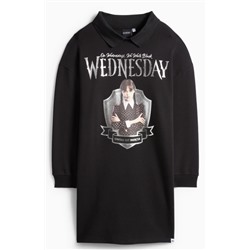 Wednesday - sweatshirt dress - shiny