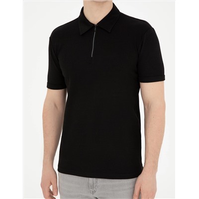 Siyah Slim Fit Tişört