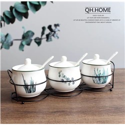 Керамический набор для приправ, специй, соли и  сахара