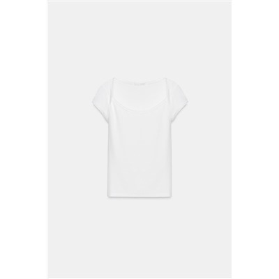 SQUARE NECK T-SHIRT
