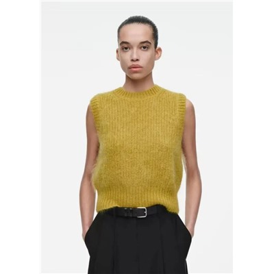 Вязаный жилет из плотной ткани КО*С