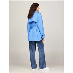 Tommy Hilfiger Short Cotton Trench Coat