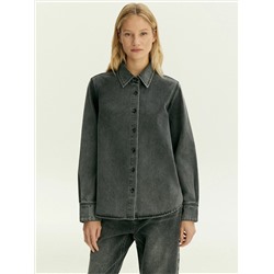 Рубашка из денима, B3212/vanel