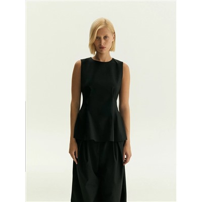 Топ из костюмной ткани, B3259/penelope