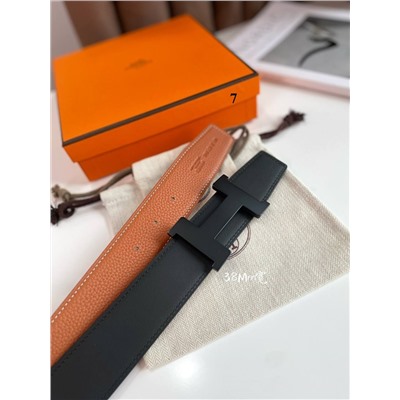 Мужской двухсторонний ремень  Herme*s 🧡