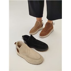 Ботинки мех черные