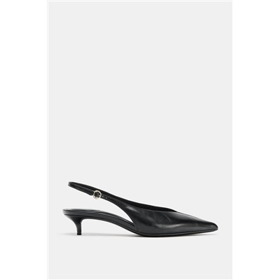 KITTEN-HEEL SLINGBACK SHOES