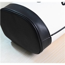 Модная и универсальная сумка-ведро из кожи Оксфорд контрастного цвета с магнитным замком МЛБи