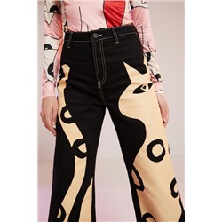 Pantalón culotte cropped