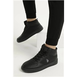 U.S. Polo Assn. Aristo Hı Kadın- Erkek Uniseks Siyah Günlük Erkek Spor Bot 36/45 PL1012