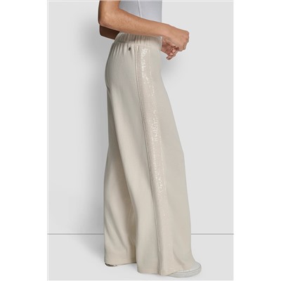 SEQUIN STRIPE WIDE LEG PANT