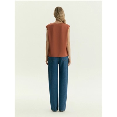 Блузка без рукавов, B2815/squirrel