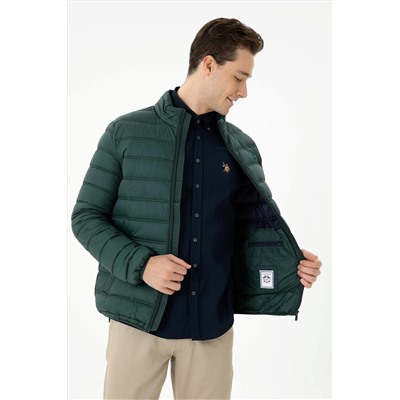 Erkek Koyu Yeşil Mont