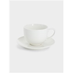 Чашка с блюдцем, 220 мл, Даймонд