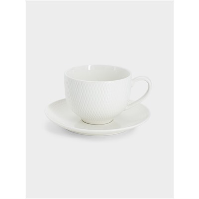 Чашка с блюдцем, 220 мл, Даймонд