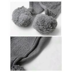 Женская шерстяная шапка с помпонами, крупная фабрика