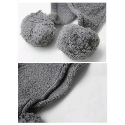 Женская шерстяная шапка с помпонами, крупная фабрика