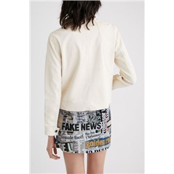 Chaqueta PU bolsillos